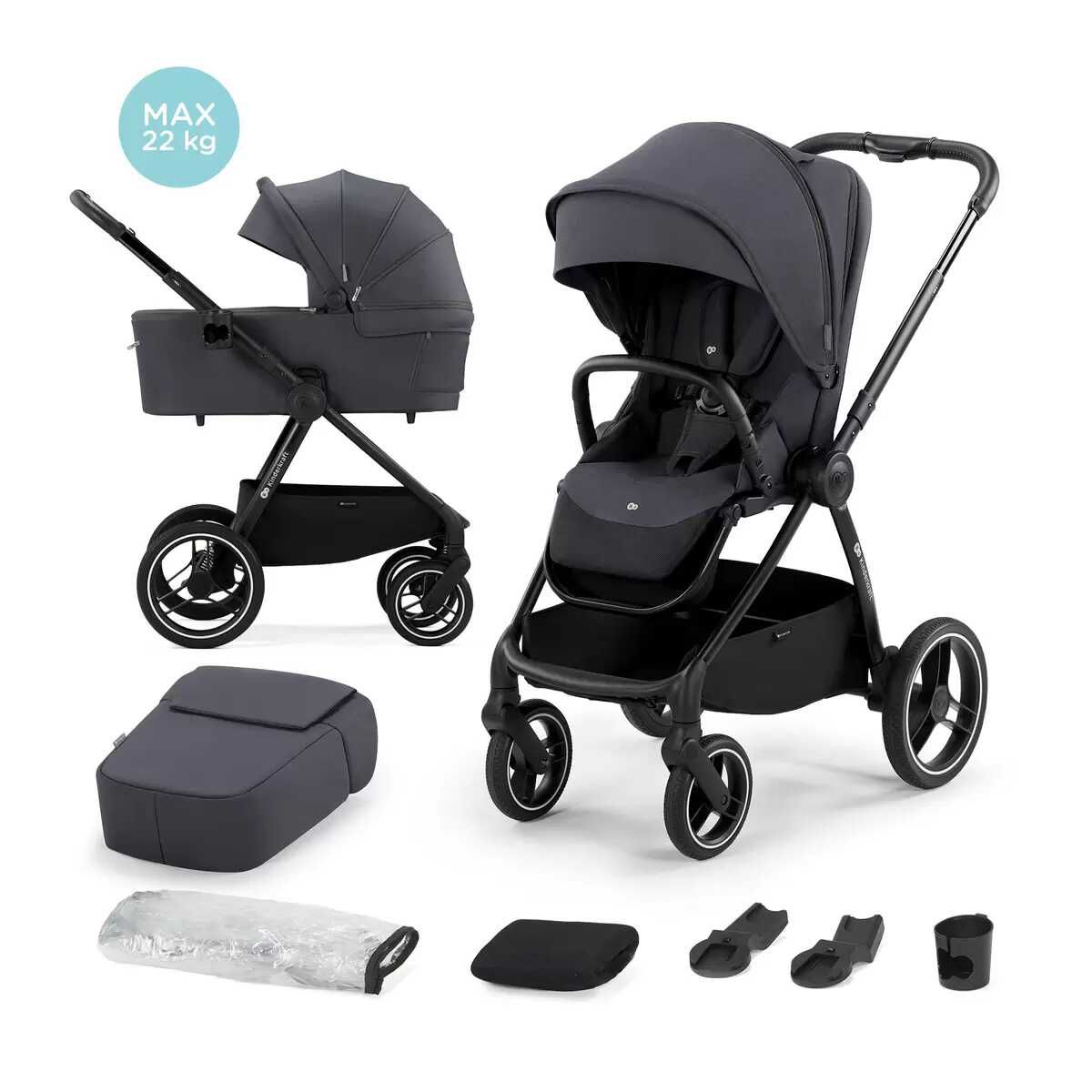 Kombikinderwagen Kinderkraft 2 in 1 NEA vers. Farben 269,10€ statt  499€