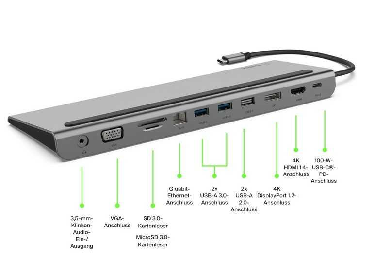 Belkin Connect USB C 11 in 1 Multiport Dock (INC004) für 72,90€ statt 87,02€