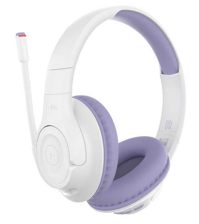 Belkin SoundForm Inspire Kinder Bluetooth Over Ear Kopfhörer mit Mikrofon (max. 85 dB) für 22,84€ statt 28,78€