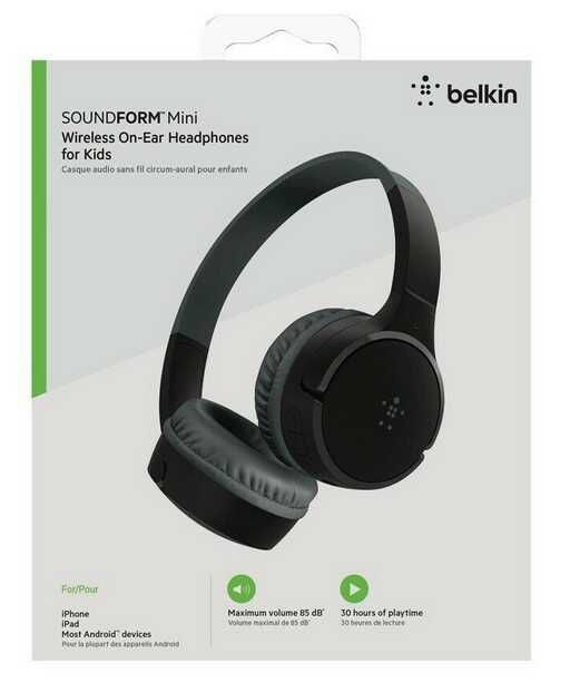 BELKIN SoundForm Mini Kids On Ear Kopfhörer (Schwarz) für 15,99€ statt 19,99€