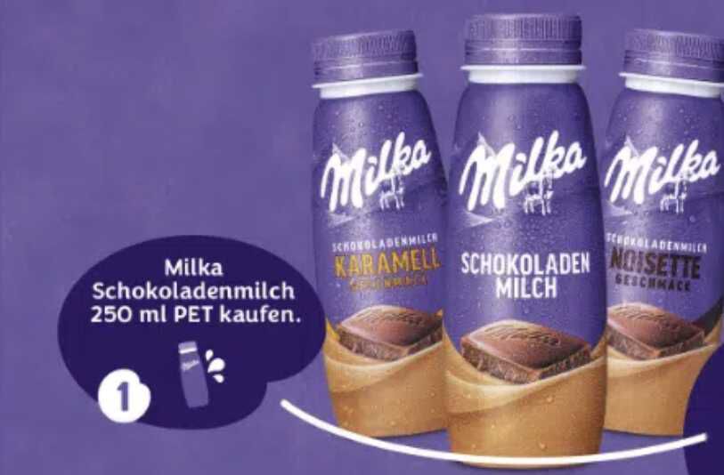 Milka Schokoladenmilch gratis Aktionszeitraum: 07.04. – 08.06.2025