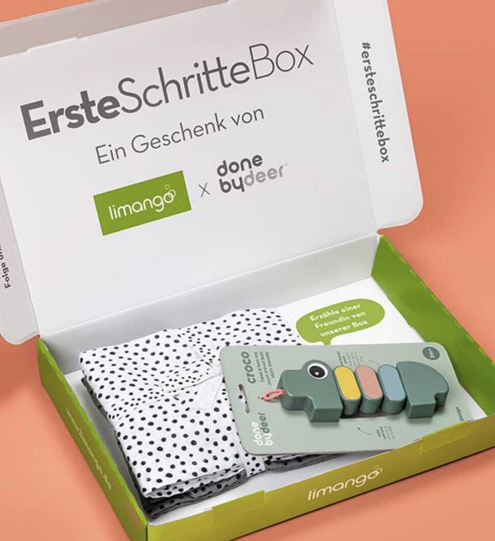 limango Baby Box: monatlich kostenlose ErsteSchritteBoxen abstauben
