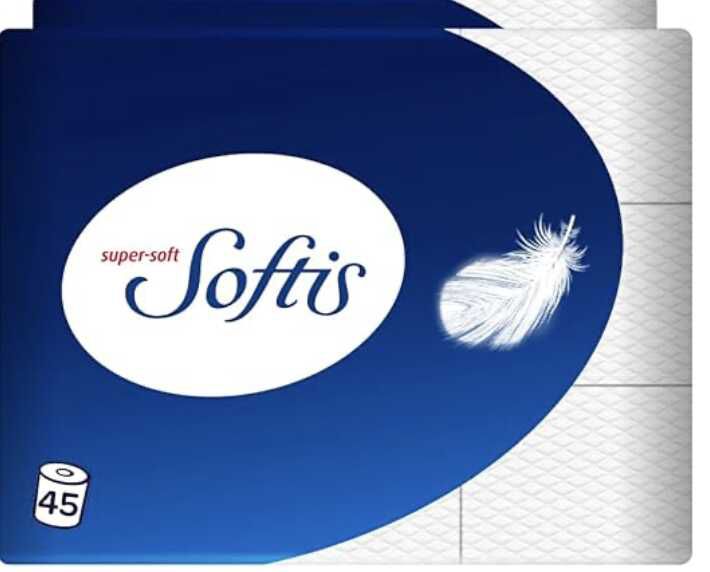 Softis 4-lagiges Toilettenpapier - 45 Rollen-Packung für 18,04 Euro im Spar-Abo Softis 4 lagiges Toilettenpapier   45 Rollen Packung für 18,04 Euro im Spar Abo
