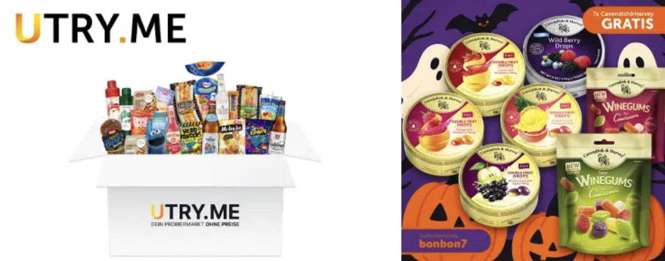 Cavendish & Harvey Bonbons gratis zur Bestellung bei UTRY.ME (29,90€ pro Bestellung)