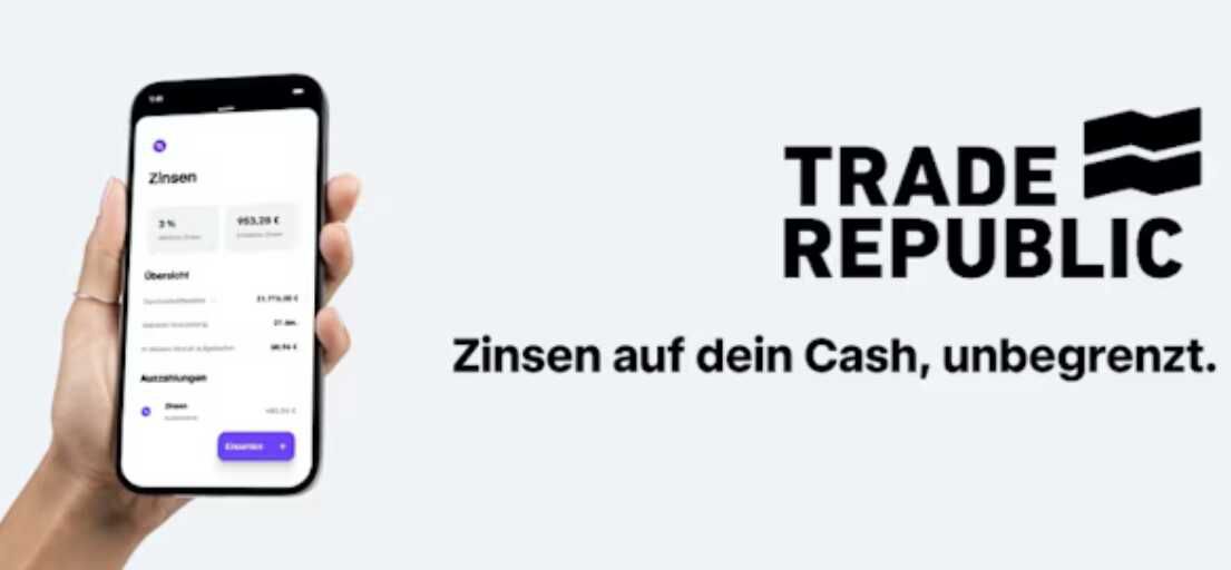 Trade Republic: 2% p. a. Zinsen + 1% Saveback in den Sparplan bei Kartenzahlung