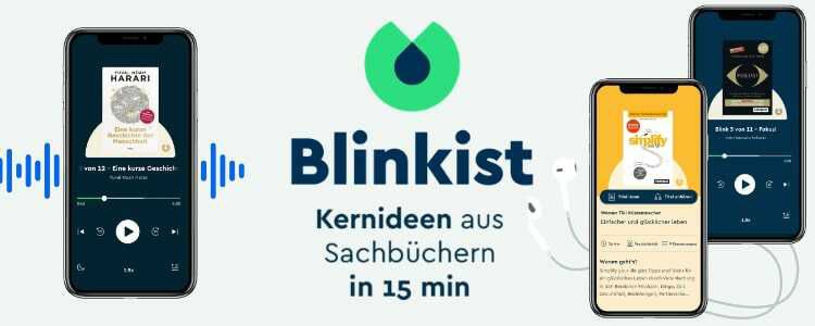 Blinkist 1 Monat gratis testen: Sachbücher in 15 Minuten zusammengefasst