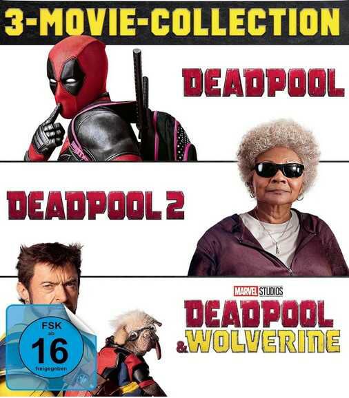 (Prime) Marvel Studios   Deadpool 3 Movie Collection | (Blu ray) für 26,47€ statt 34,99€ | (4K UHD Blu ray) für 37,97€ statt 48€