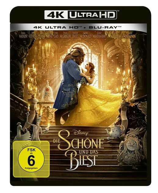 Disney    Die Schöne und das Biest   Realverfilmung (4K Ultra HD +Blu ray) für 18,97€ statt 24,42€