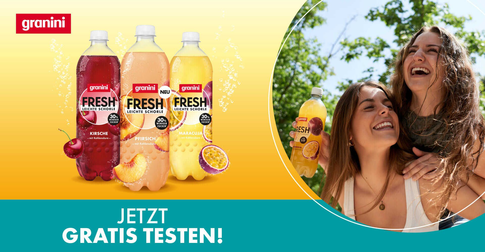 Teste jetzt granini FRESH kostenlos!