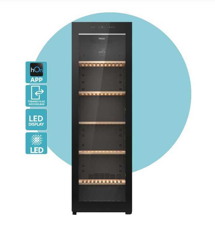 Haier HWS247GEH1 Weinkühlschrank (für bis zu 247 Flaschen) für 767,99€ statt 872,99€