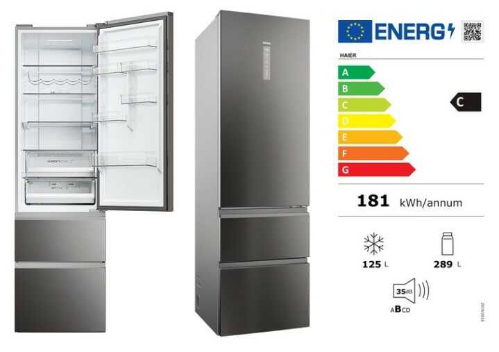 Haier HTW5620CNMP Kühlgefrierkombination (Kühlfach 289 L /  Gefrierfach 125 L / EEK: C) für 649€ statt 747,10€ (Lieferung nur im Raum NRW & Frankfurt)