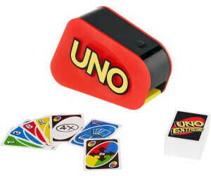 Mattel Games UNO Extreme!, Uno Kartenspiel für die Familie, mit Kartenwerfe  für  26,99€ PVG 32,94€
