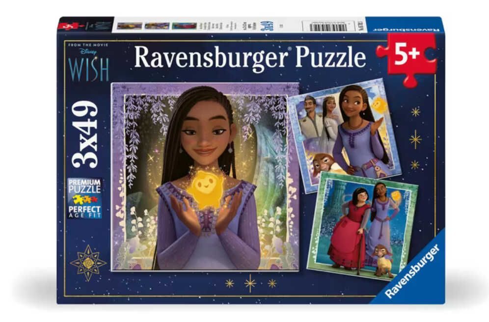 Wish Ravensburger Kinder Puzzle 3x49 Teile   für 6€ PVG 12,99€