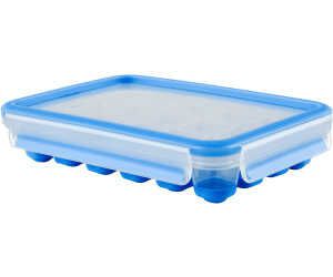 EMSA Clip & Close Frischhaltedose, Eiswürfelform, 22,6 x 16,5 x 4,9 cm, flexibler Boden, Aufbewahrungsbox, 100 Prozent dicht  für 7,99€ PVG 12,99€