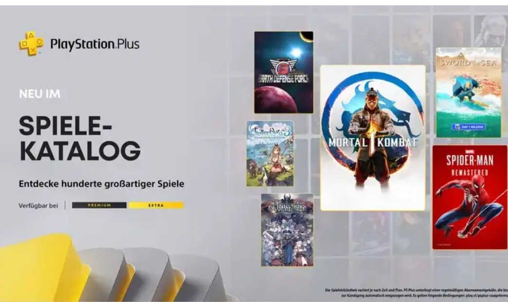 [PS+ Essential] Lies of P | Day Z | My Hero Ones Justice 2 [Extra] Mortal Kombat 1 | Spider Man | Sword of the Sea | Resident Evil 2 u. 3