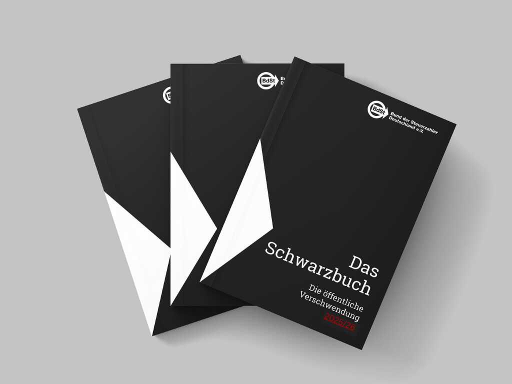 [BdSt] Schwarzbuch 2025/26 – Vorbestellung als Print oder PDF kostenlos (Bund der Steuerzahler)