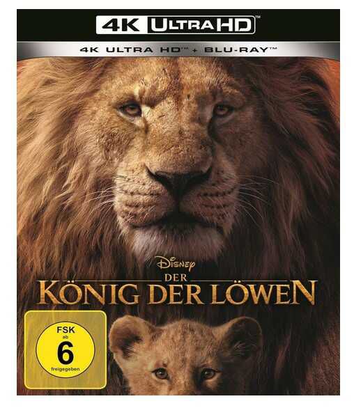 Disney   Der König der Löwen – Realverfilmung (4K Ultra HD + Blu ray) für 13,97€ statt 21,95€