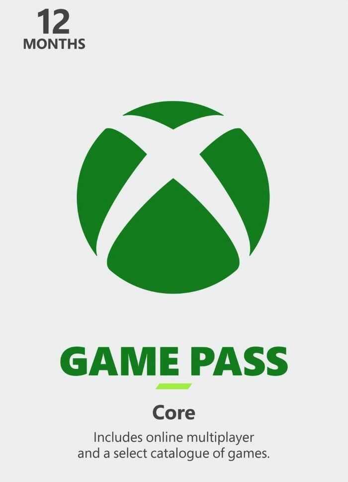 Xbox Game Pass Core 12 Monate key EUROPE  Für 41,99€
