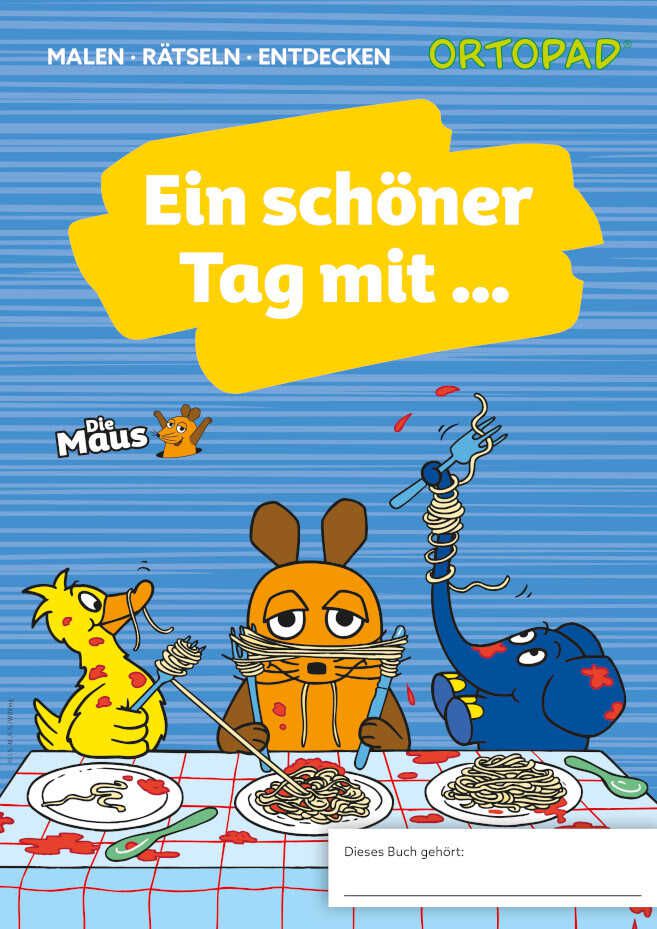 Gratis Malbuch Rätselbuch „Die Maus“ Kostenfreier Versand (Verschiedene Auswahl)