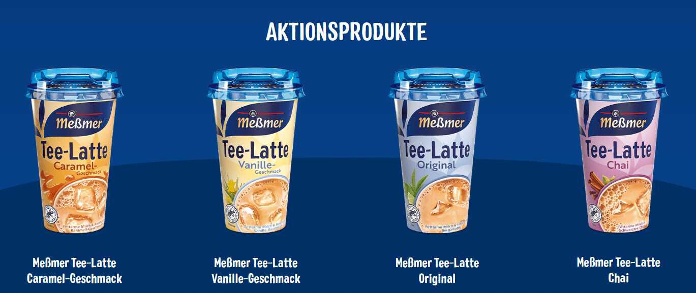 Meßmer Tee Latte GRATIS testen! Die Aktion wurde bis zum 13.07.2024 verlängert.