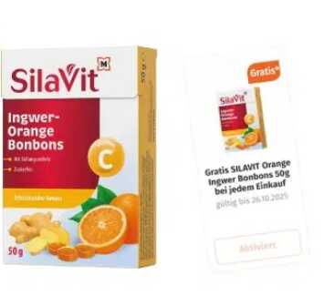 GRATIS SilaVit Bonbons dank Müller App Coupon
