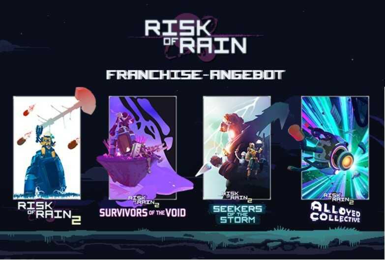 [Steam   PC] Risk of Rain 2 + Survivors of the Void + Seekers of the Storm + Alloyed Collective Bundle für 35,87€ statt 42,71€
