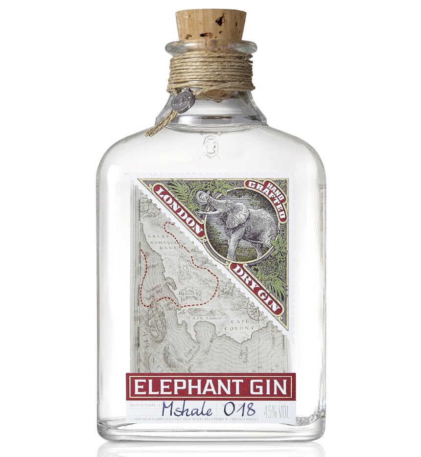 Elephant Gin Noten von Wacholder und Kräutern, Apfel, Klar, 500 ml für 21,62€ statt 32,94€