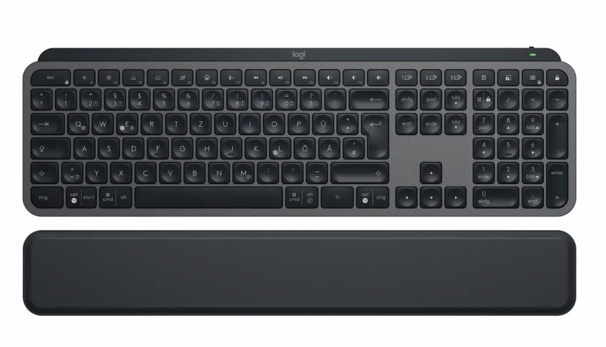 Logitech MX Keys S Plus kabellose Tastatur mit Handballenauflage für 81,71€ statt 89,99€