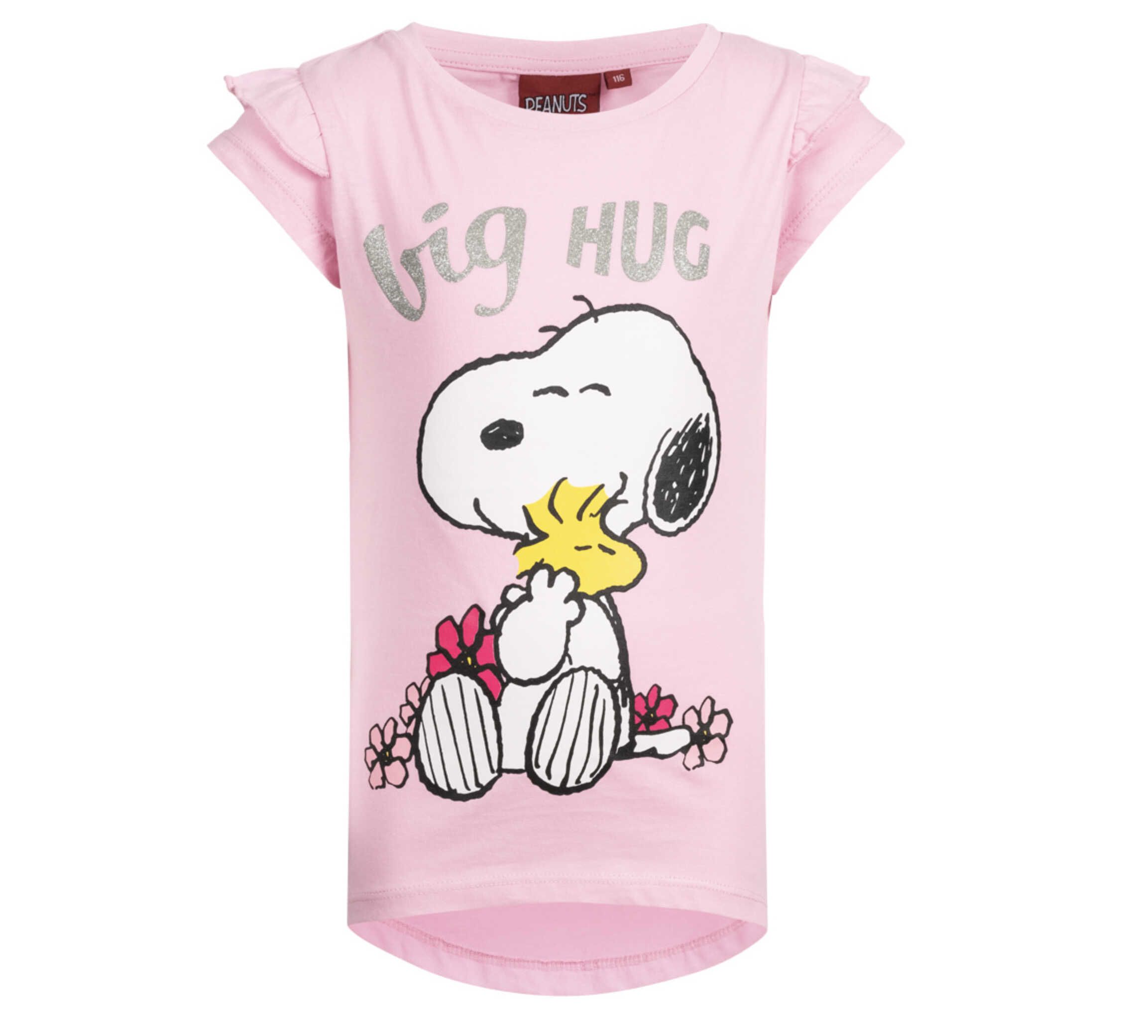 Die Peanuts Snoopy Mädchen T Shirt (104 + 110) für 6,17€ statt 10,94€