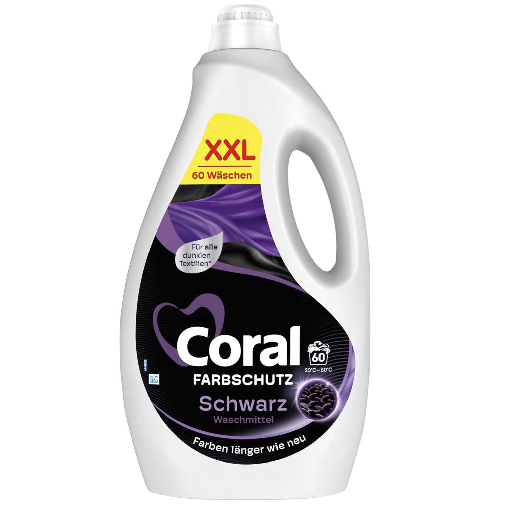 Coral Farbschutz Schwarz Flüssigwaschmittel 60 WL für 7,64€ statt 9,49€