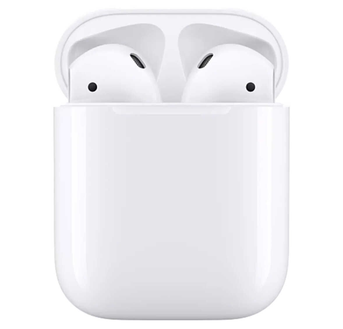Apple AirPods 2 (2019) mit Kabel Ladecase für 99€ statt 114,99€