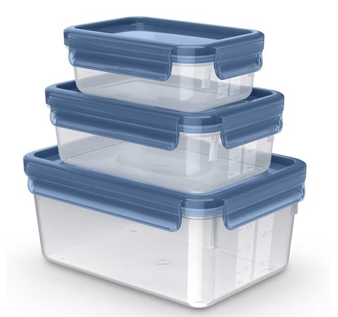 Emsa Clip & Close Eco Frischhaltedosen Set, 3 tlg. für 9,05€ statt 15,83€
