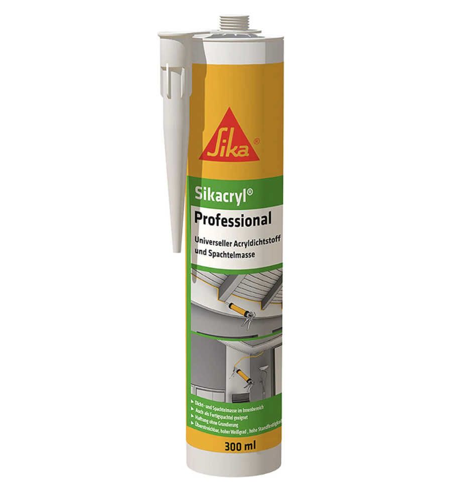 Sika – Acryldichtstoff – Sikacryl Professional Weiß für 2,50€ statt 7,48€