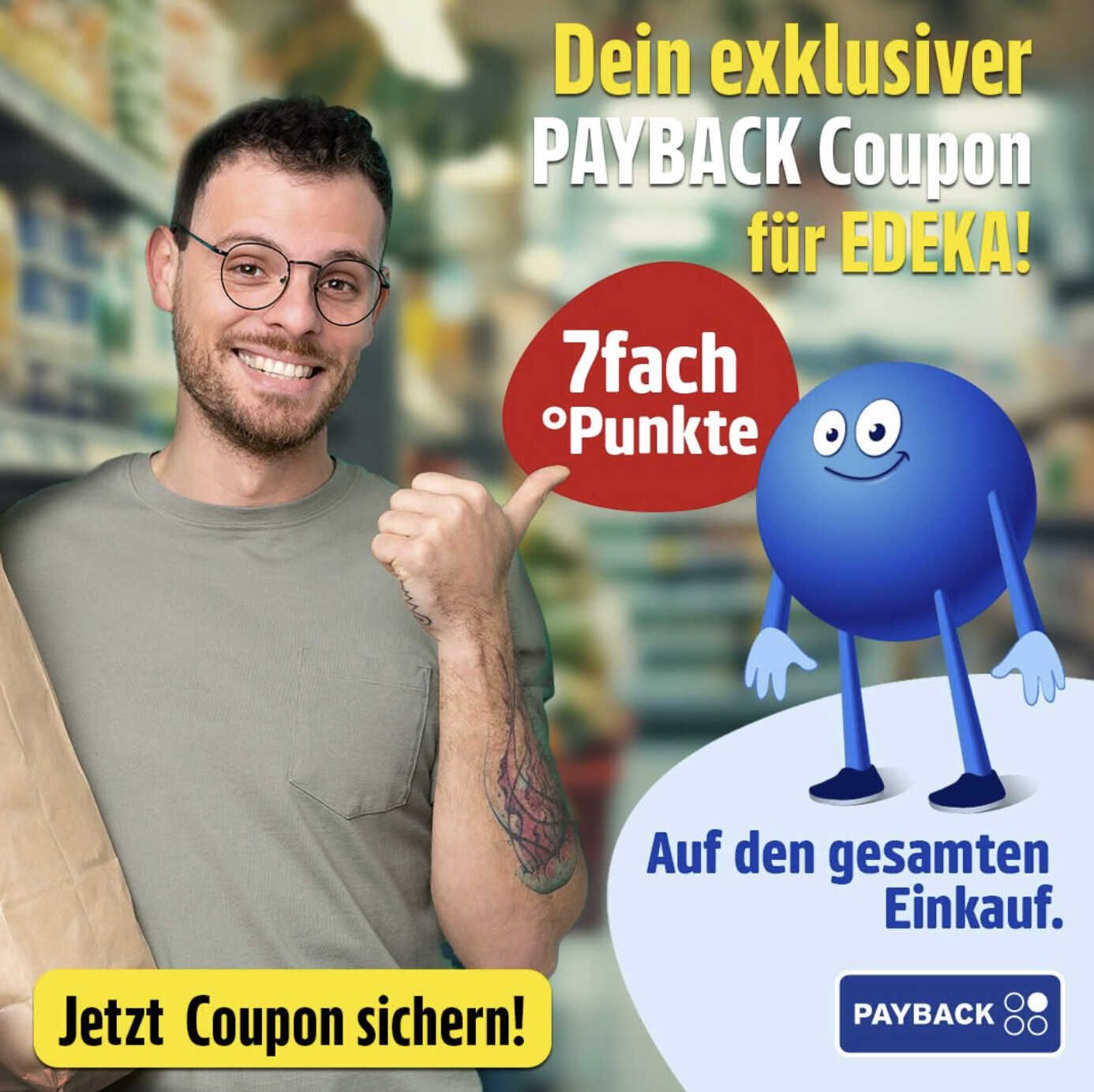 Packback: EDEKA 7 fach Punkte auf alles