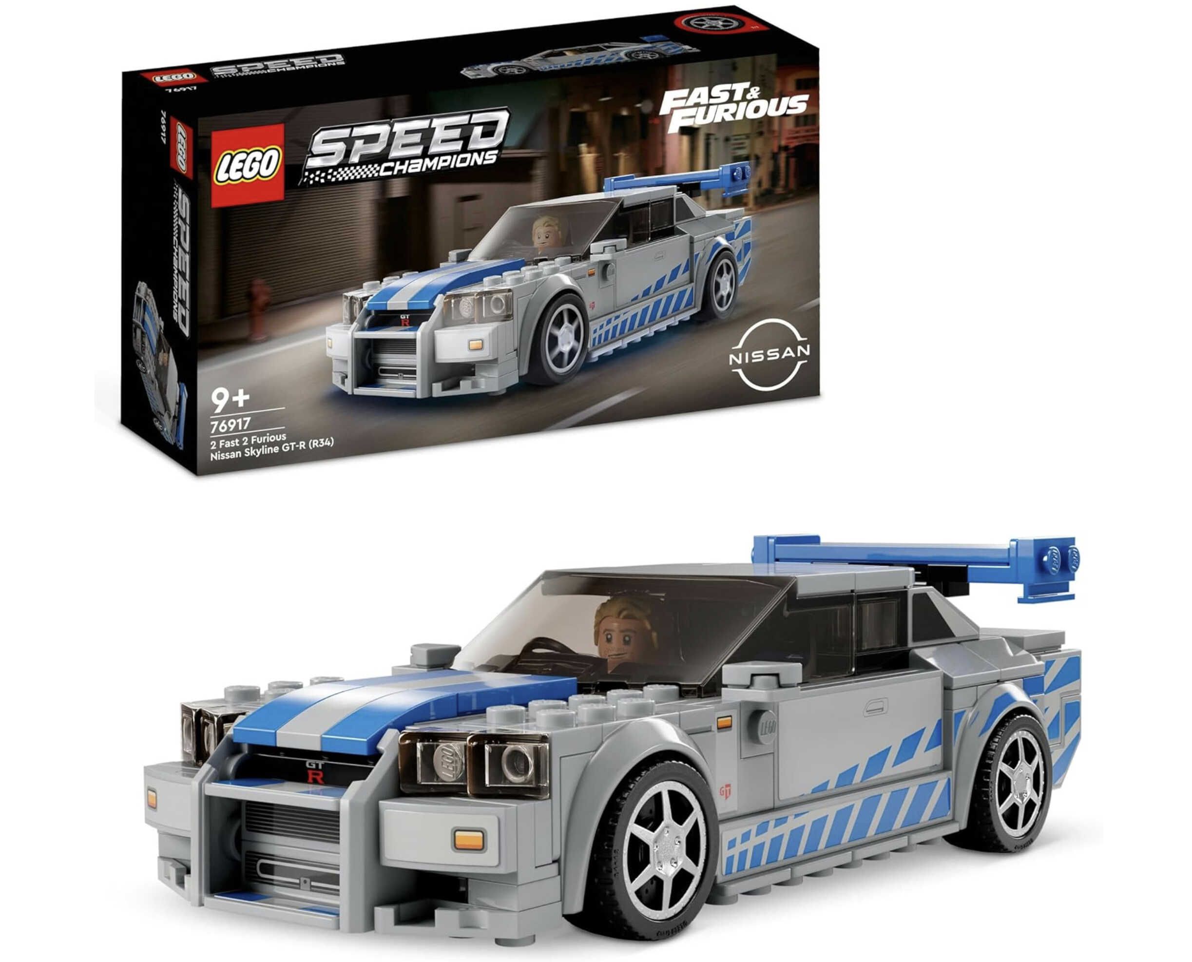 LEGO Speed Champions 2 Fast 2 Furious Nissan Skyline GT R (R34) Rennwagen für 15,99€ statt 17,99€