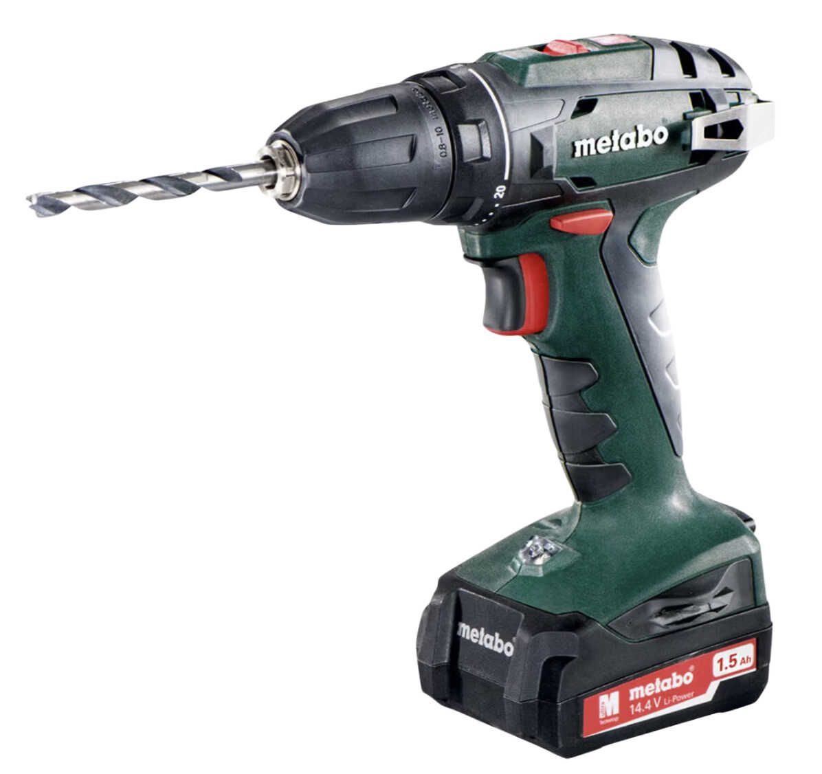 Metabo Akku Bohrschrauber 14,4 V 2x 1,5 Ah für 63,90€ statt 96,95€
