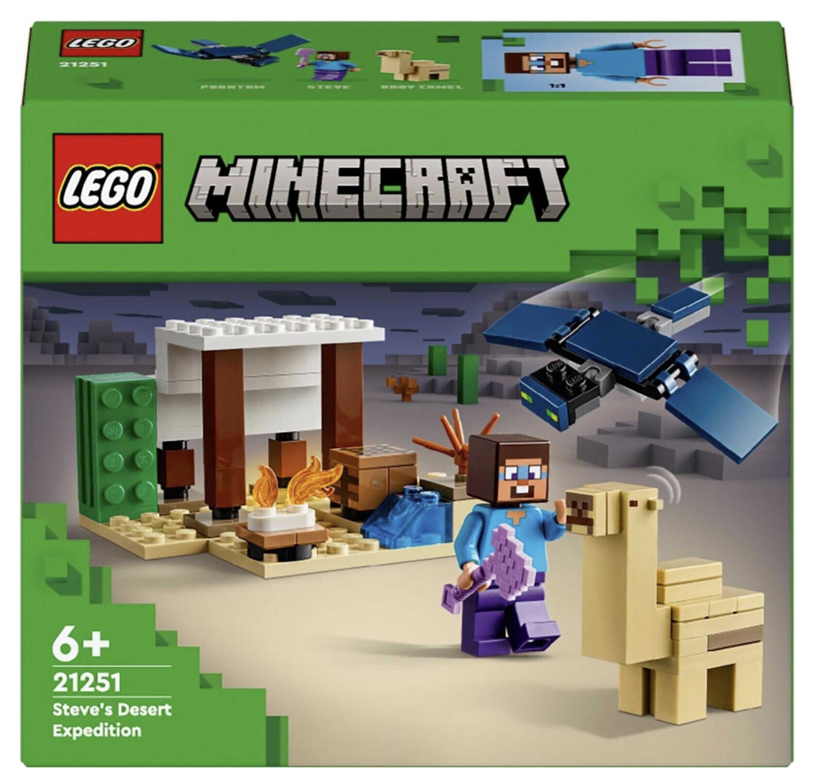 LEGO Minecraft Steves Wüstenexpedition ab 6€ statt 9,89€