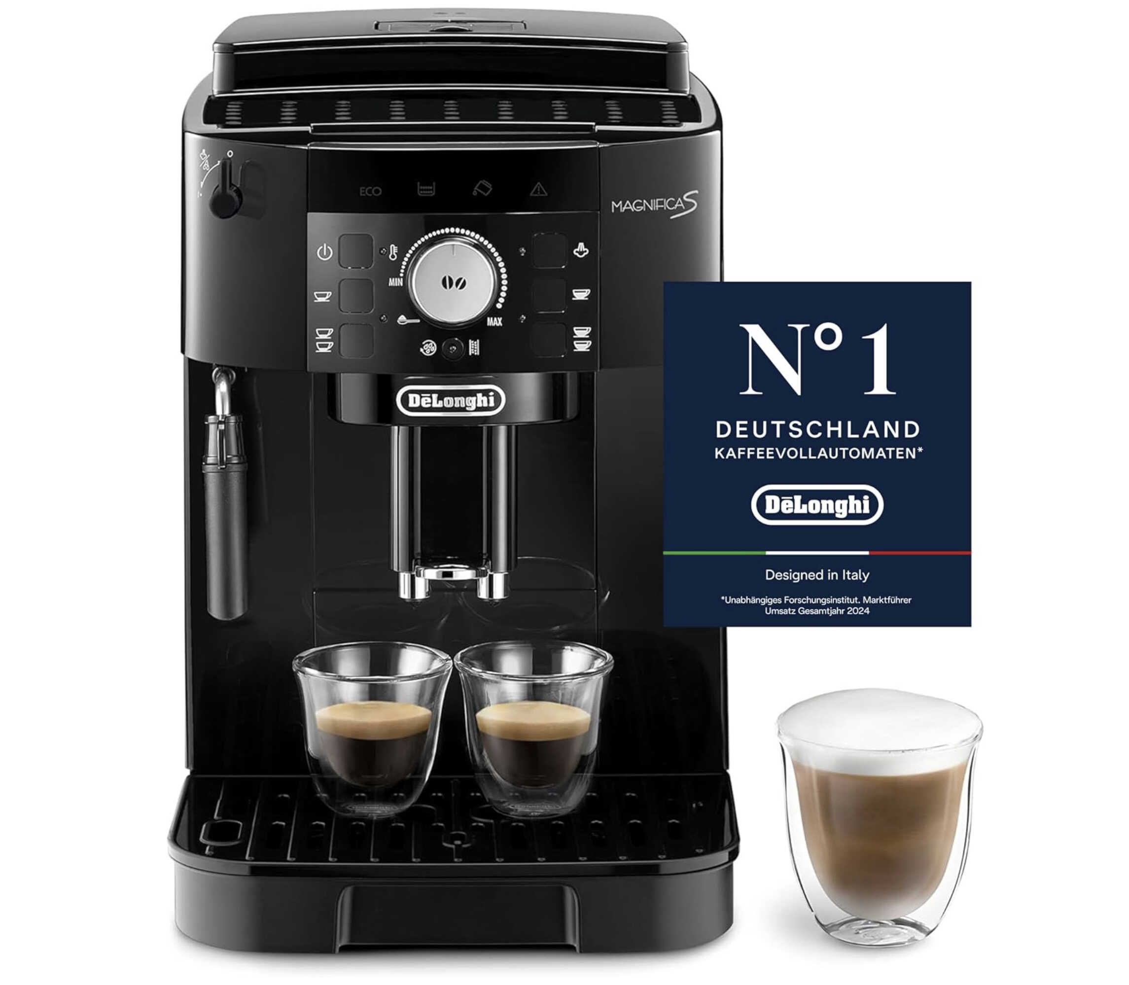 DeLonghi Magnifica S ECAM11.112.B, Kaffeevollautomat für 269,99€ statt 317,36€