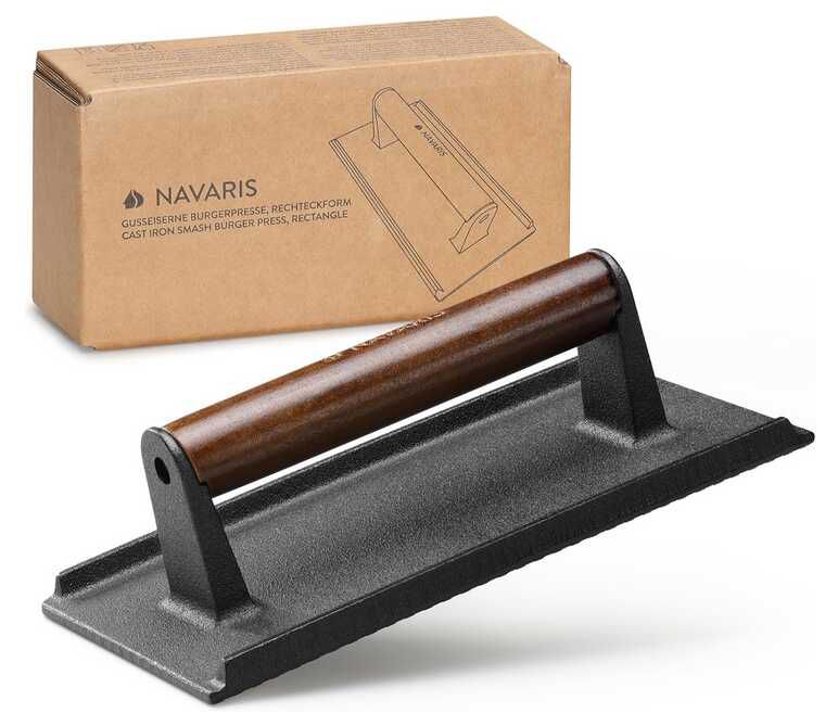 [Prime] Navaris Smashed Burger Presse   14,49€ statt 17,79€