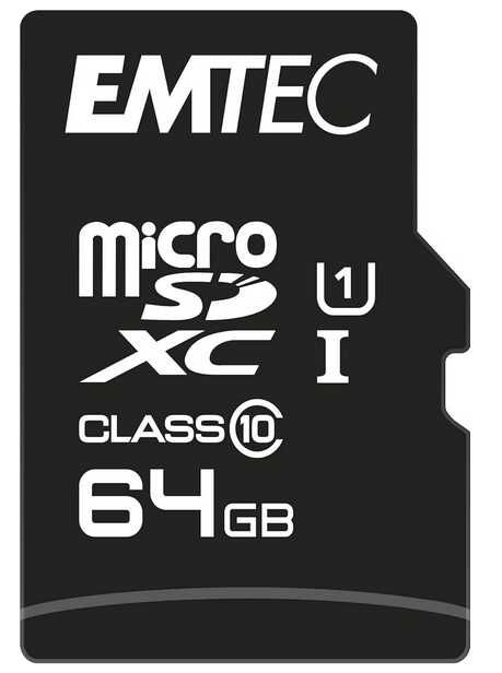 [Prime] Emtec ECMSDM64GXC10 EliteGold 64GB microSDXC Speicherkarte   3,99€ statt 9,04€