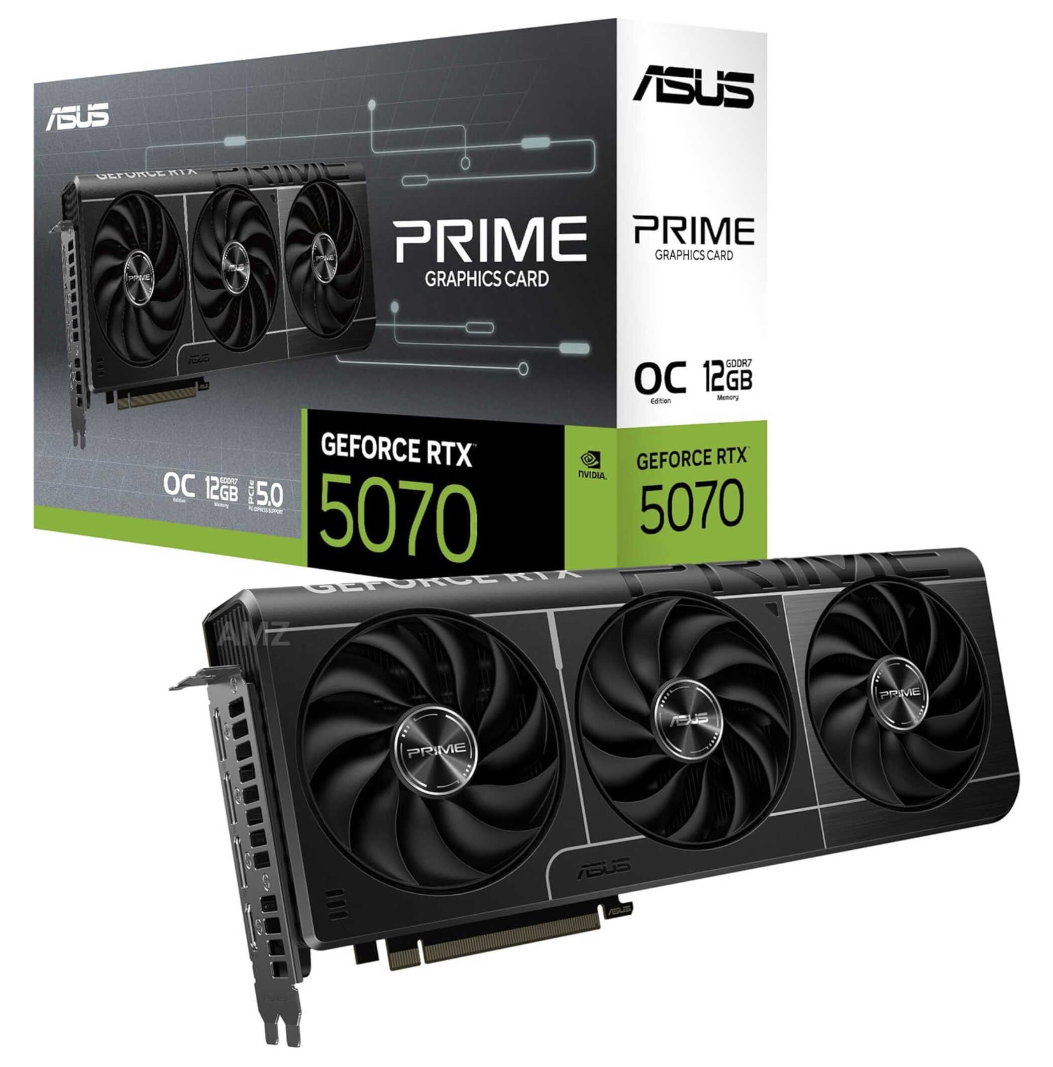 ASUS Prime GeForce RTX 5070 12GB GDDR7 OC Edition für 499,01€ statt 541,95€