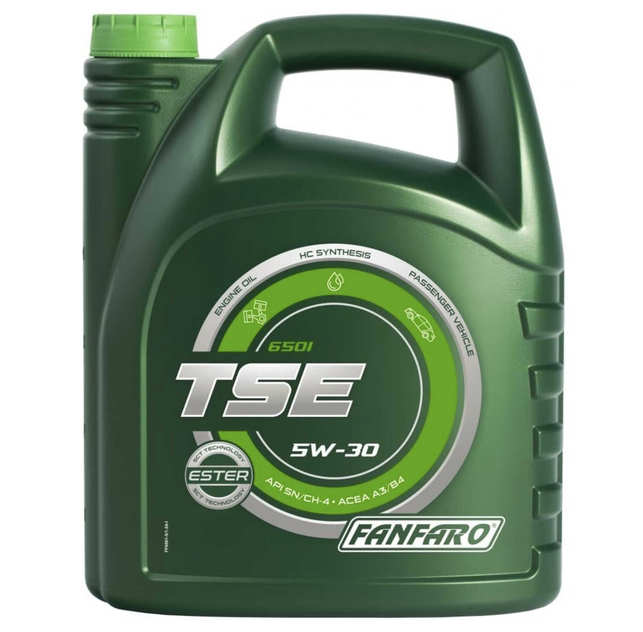5 L FANFARO TSE 5W 30 Motoröl für 12,96€ statt 18,95€