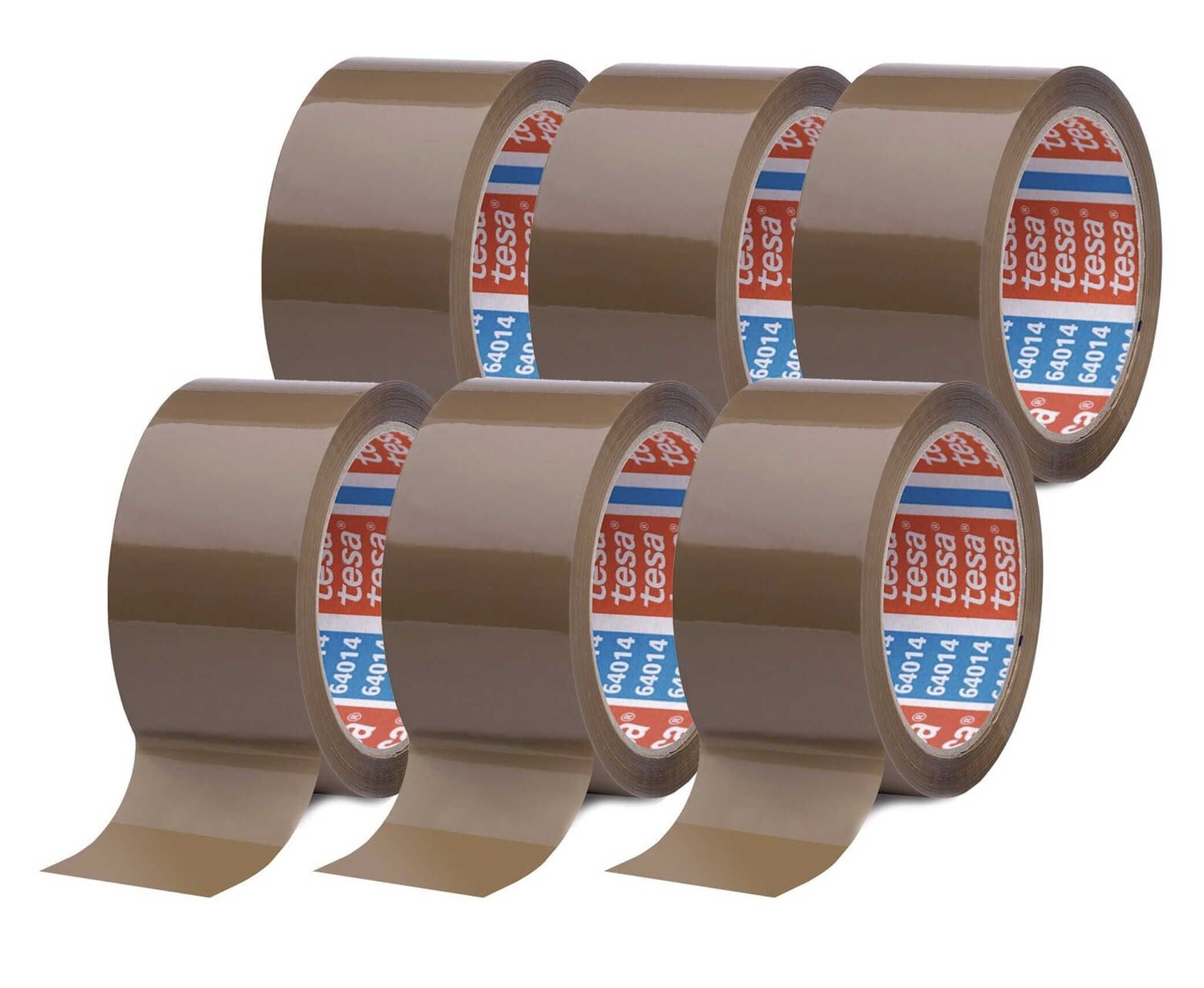 6x 66m tesa geräuscharmes Paketklebeband für 10,95€ statt 14,59€