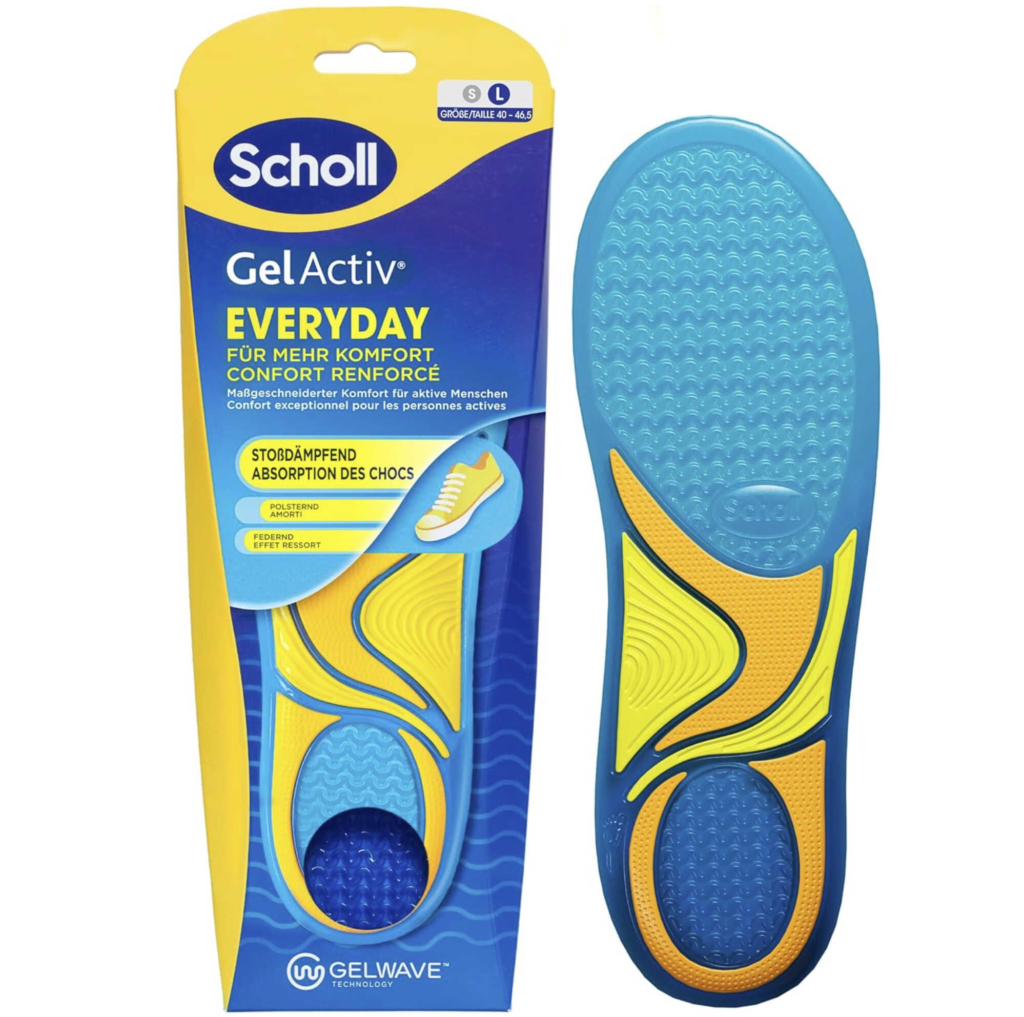 Scholl GelActiv Everyday Einlegesohlen für Männer für 7,61€ statt 9,99€