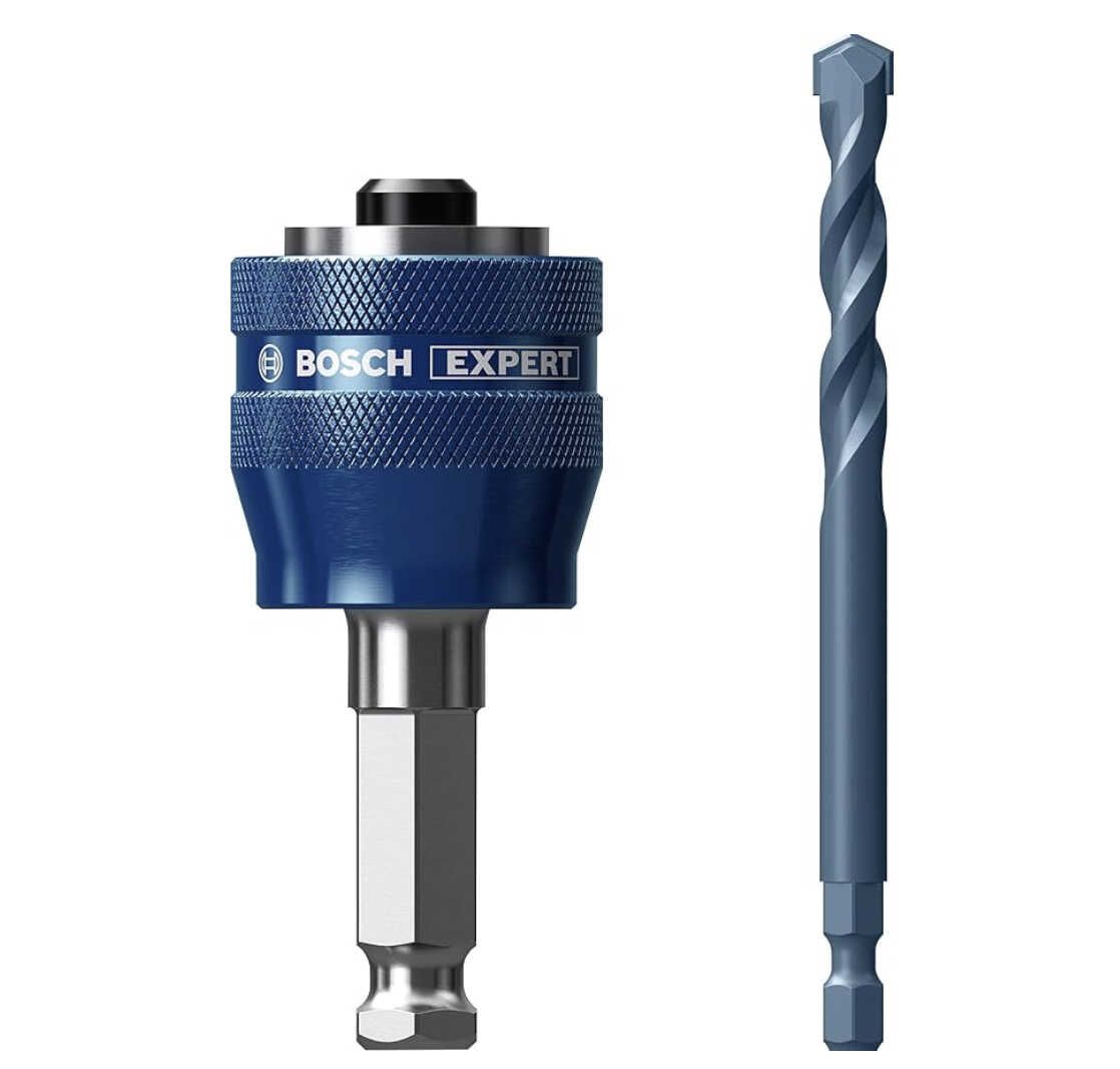 Bosch 2x EXPERT Power Change Plus Lochsäge Systemadapter mit Bohrer für 13,13€ statt 19,04€