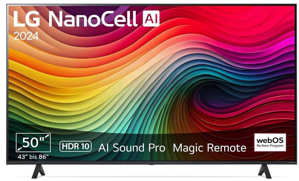 LG 50NANO81T6A TV 50 (127 cm) NanoCell Fernseher   329€ statt 368€
