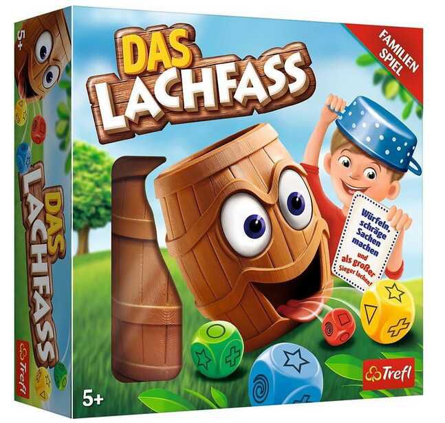 [Prime] Trefl, Das Lachfass, Familienspiel, Würfelspiel   11,17€ statt 16,47€