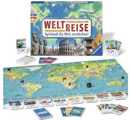 Weltreise   Spielend die Welt entdecken (26888) Gesellschaftsspiel für 23,85€ statt 36,54€