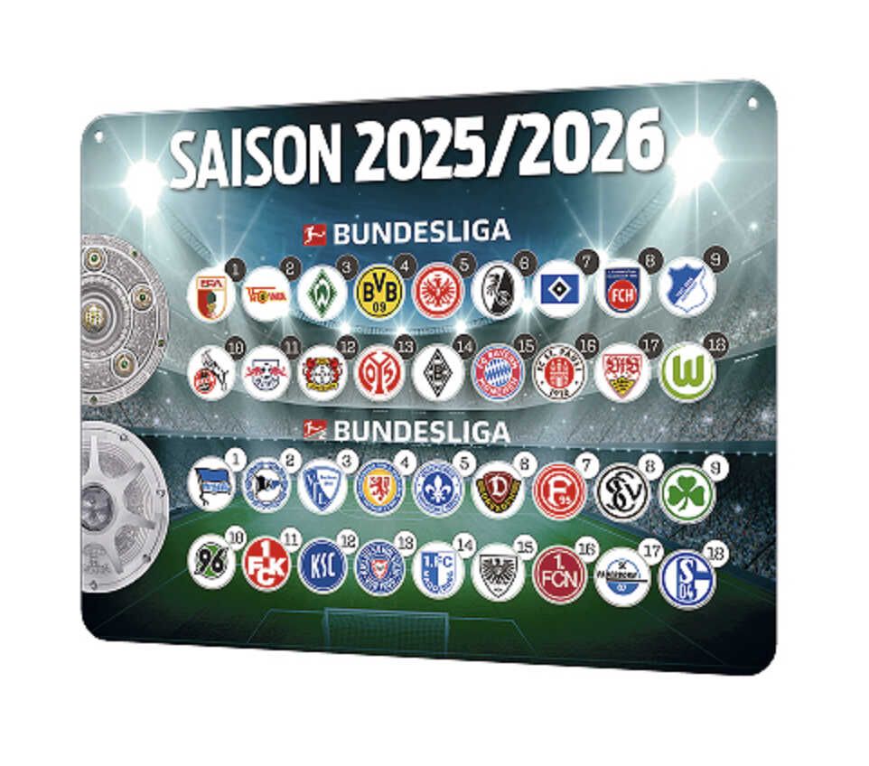 Bundesliga Magnettabelle mit 12 Monaten BILDplus für einmalig 19,99€