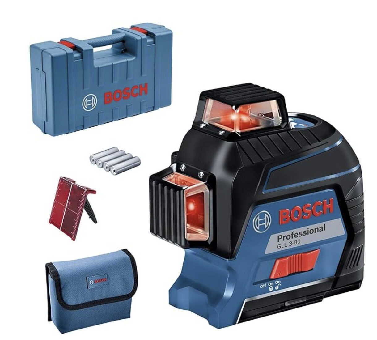 Bosch Professional Linienlaser GLL 3 80 (roter Laser) für 269,99€ statt 297,50€